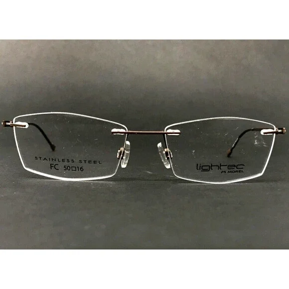 NWT WOMEN\'S LIGHTEC EYEGLASS FRAMES 7776L Morel Lightec 7776L Eyeglasses Women main image 2